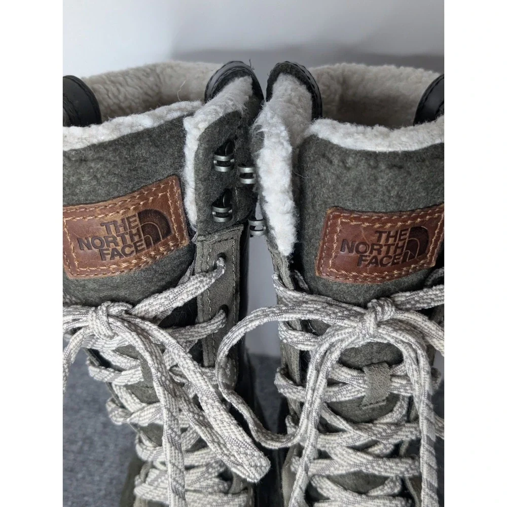 The North Face Shellista III Mid Waterproof Insulated Winter Boot Gray Size 8.5